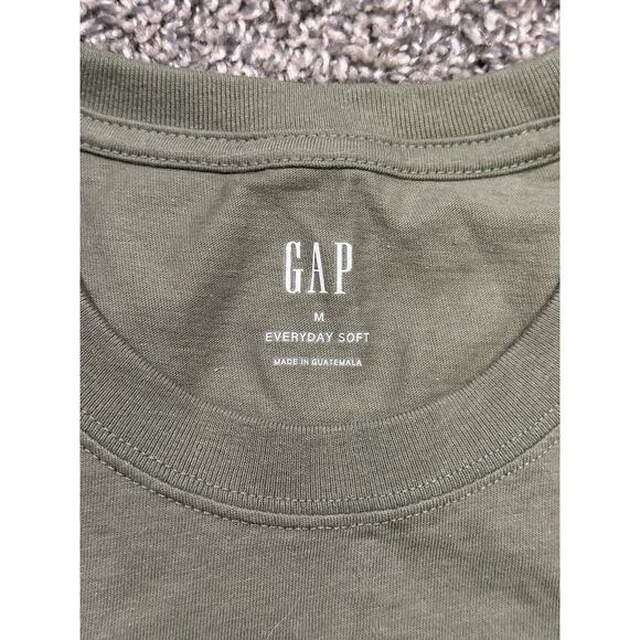 NEW MENS GAP GREEN LOGO EVERDAY SOFT T-SHIRT SIZE M - Picture 7 of 9